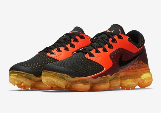 The Nike Vapormax Model With No Flyknit Appears In A Blazing Hot Colorway