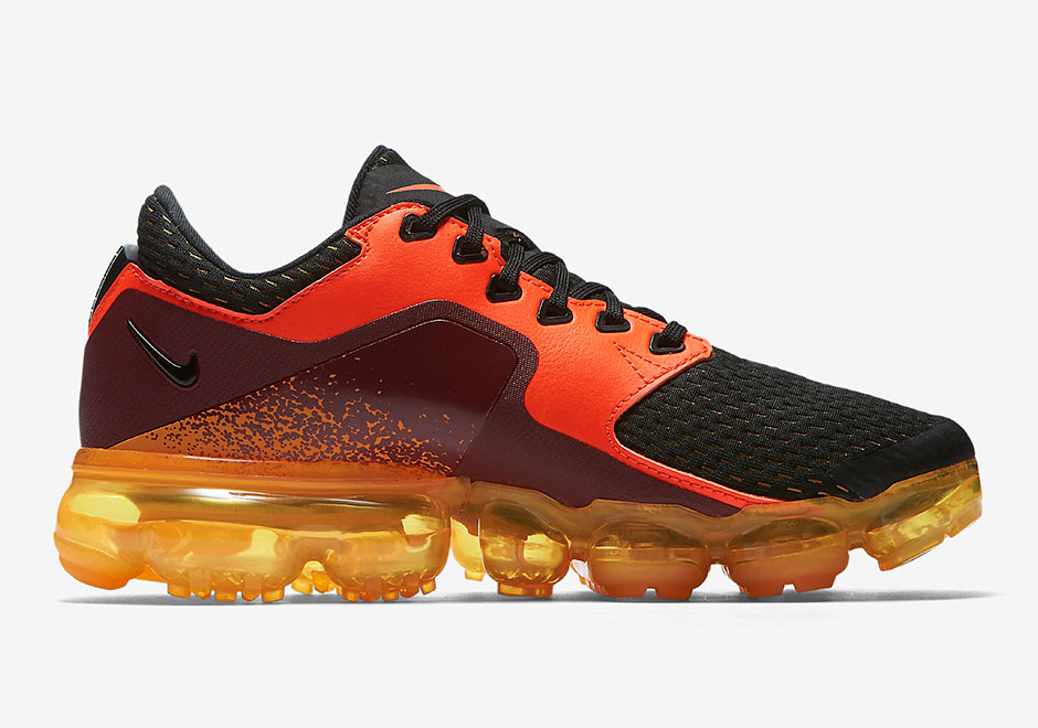 vapormax orange red