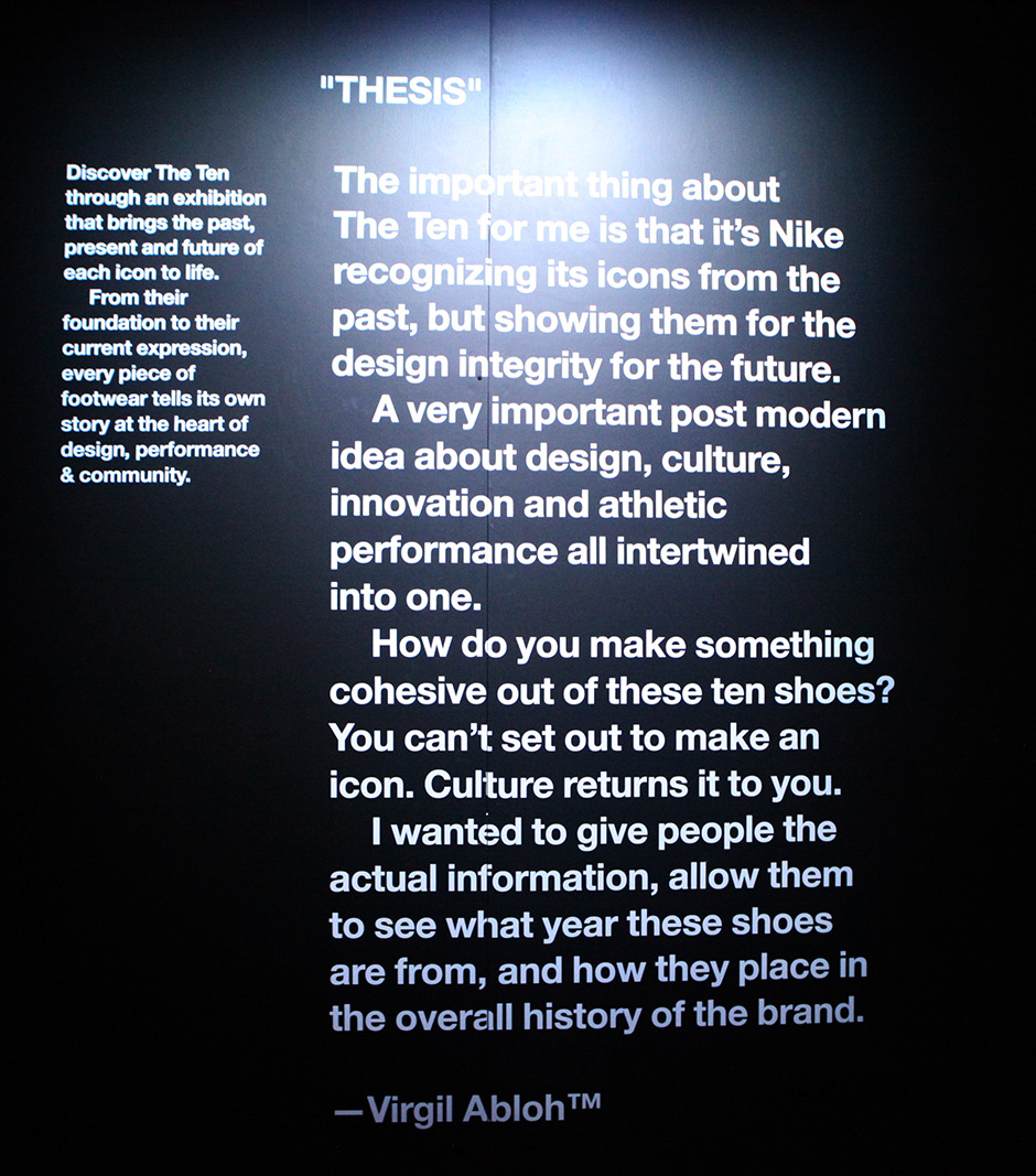 Virgil Abloh  Virgil Abloh Designed Nike x OFF-WHITE “The Ten