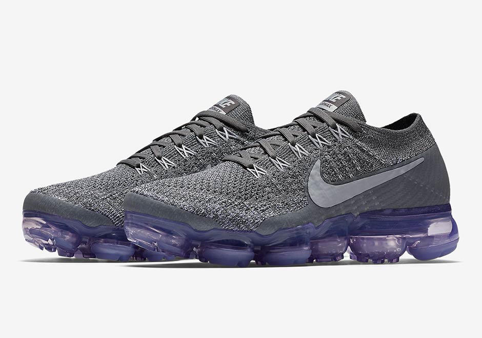 grey and purple nike shoes