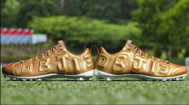 Supreme Louis Vuitton Cleats Odell Beckham Jr., SneakerNews.com