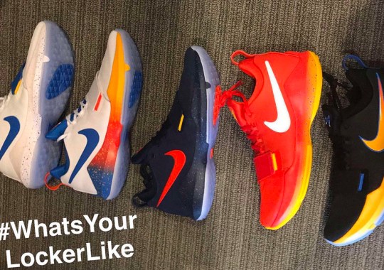 Paul George Reveals jordan nike air max accelerate womens soccer cleats “OKC Thunder” PEs