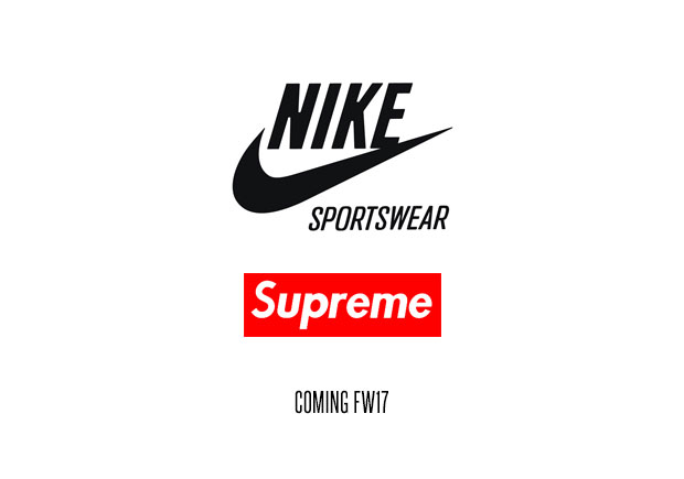 Supreme And Nike Are Releasing A Small Apparel Collection For FW17 Season
