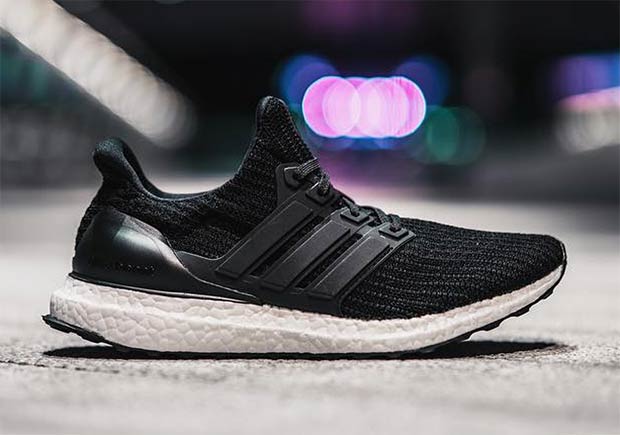 ultra boost core black white