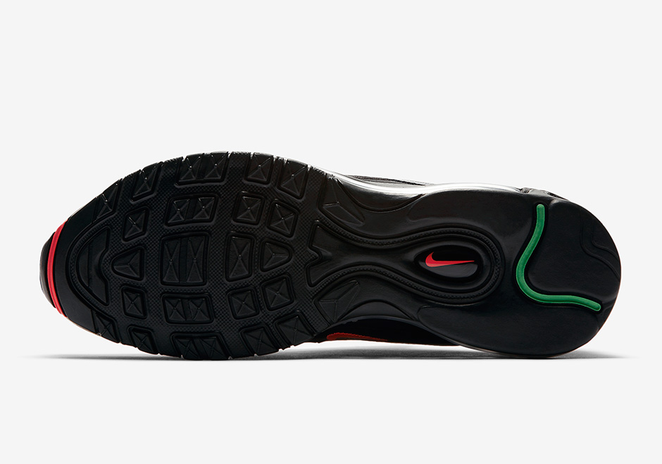 Nike Mens Air Max 97 OG Undefeated Black/Red-Green AJ1986-001 