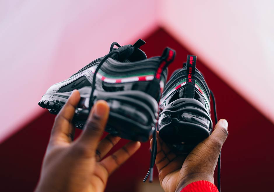 Undftd Nike Air Max 97 Black On Feet 5