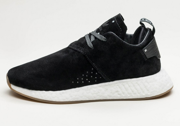 Adidas nmd c2 hot sale suede black