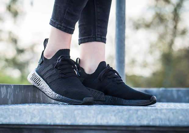 An On-Foot Look At The adidas NMD R2 “Triple Black”