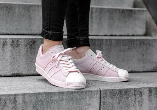 The Women’s adidas Superstar Metal Toe Goes All Pink In Suede