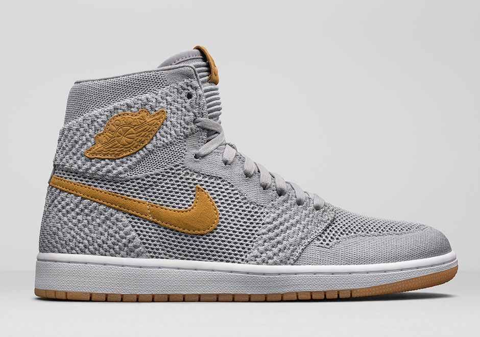 Jordan 1 Flyknit Grey Wheat 919704-025 | SneakerNews.com