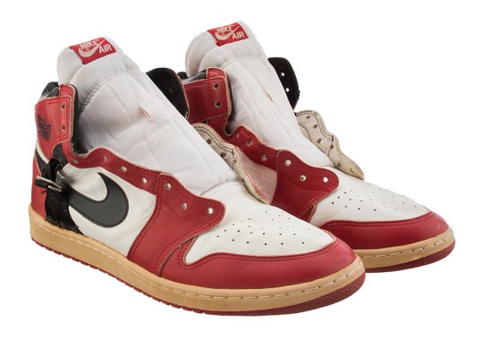Insanely Rare Modified Air Jordan 1 Worn By Michael Jordan In 1986 After Foot Injury Is Up For Auction