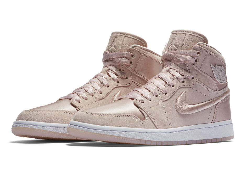 Jordan Brand Combines Satin, Suede, And Embroidered Swooshes To The Air Jordan 1