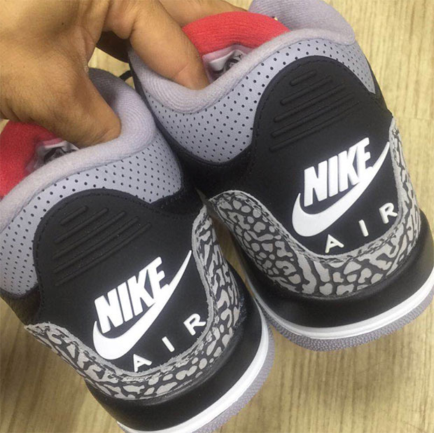 Air Jordan 3 Black Cement Nike Air 2018 Release