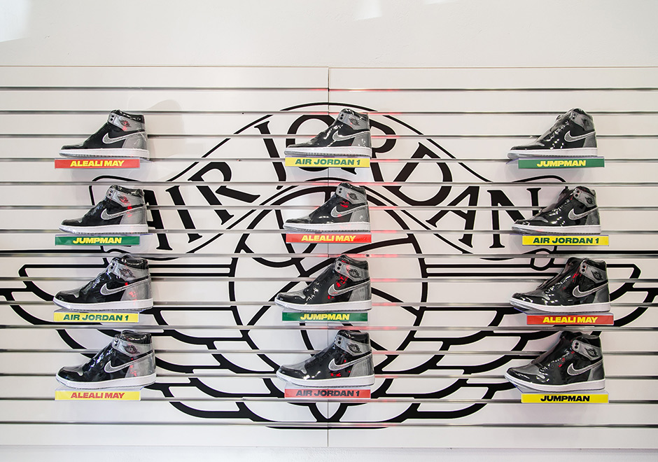 Jordan Brand Set Up A Flea Market-Style Pop-Up Shop For Aleali May's Air Jordan 1 Release