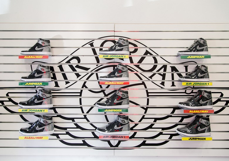 Jordan Brand Set Up A Flea Market-Style Pop-Up Shop For Aleali May’s Air Jordan 1 Release