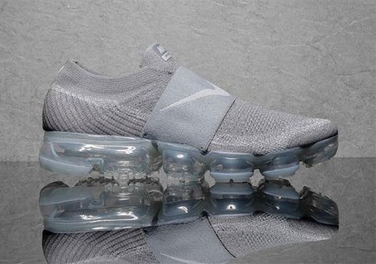 The Nike Vapormax Strap Appears In Grey