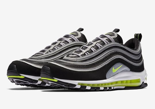 The Nike Air Max 97 OG In Black/Volt Is Releasing On October 28th