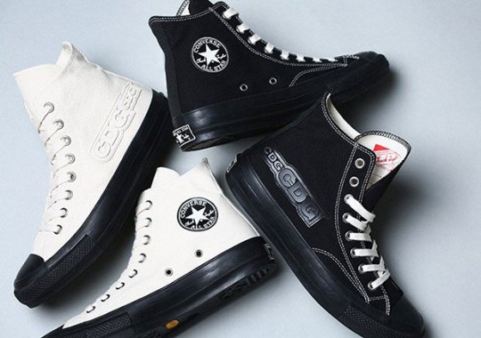 COMME des Garcons And Converse Collaborate On Black & White Chuck Taylors