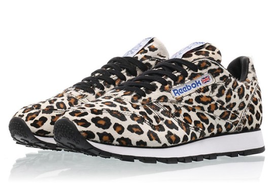 Head Porter And Reebok Walk On The Wild Side For Leopard Print Classic Leather