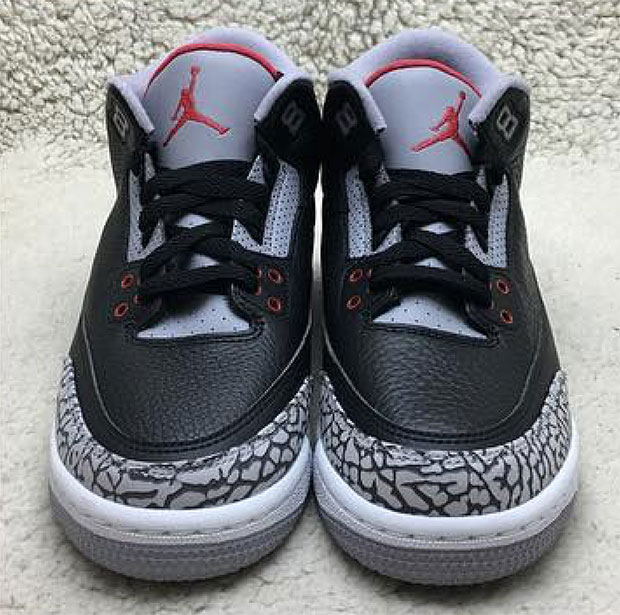 Jordan 3 Black Cement Nike Air Gs 3