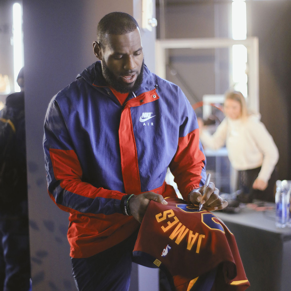 Lebron James Visits Nike The Fifteen Cleveland 2
