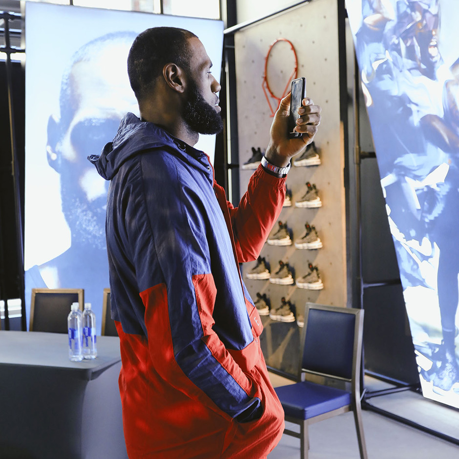 Lebron James Visits Nike The Fifteen Cleveland 3