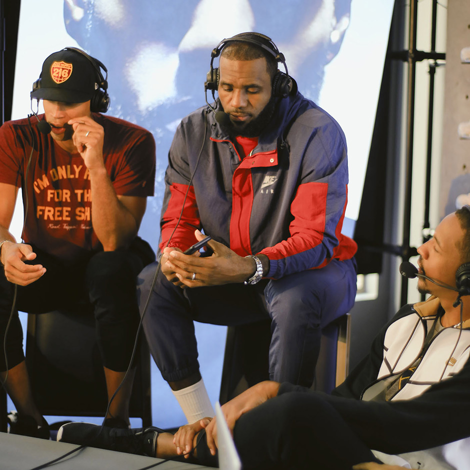 Lebron James Visits Nike The Fifteen Cleveland 4