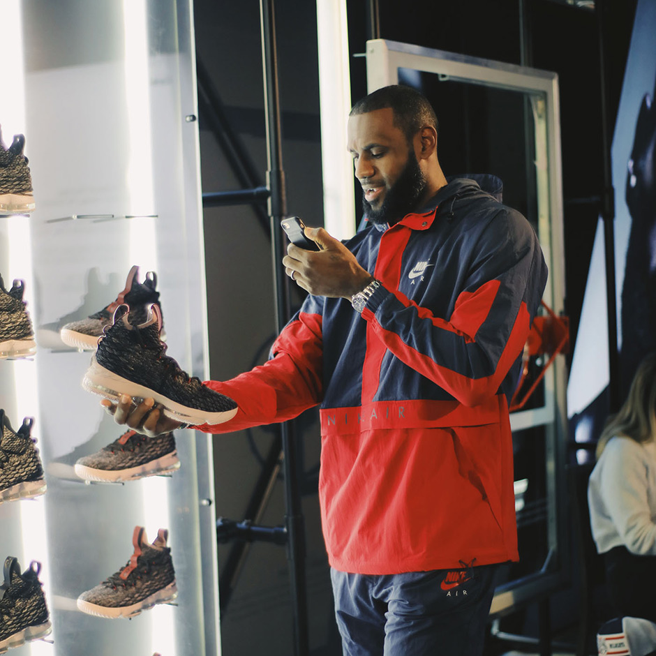 Lebron James Visits Nike The Fifteen Cleveland 5