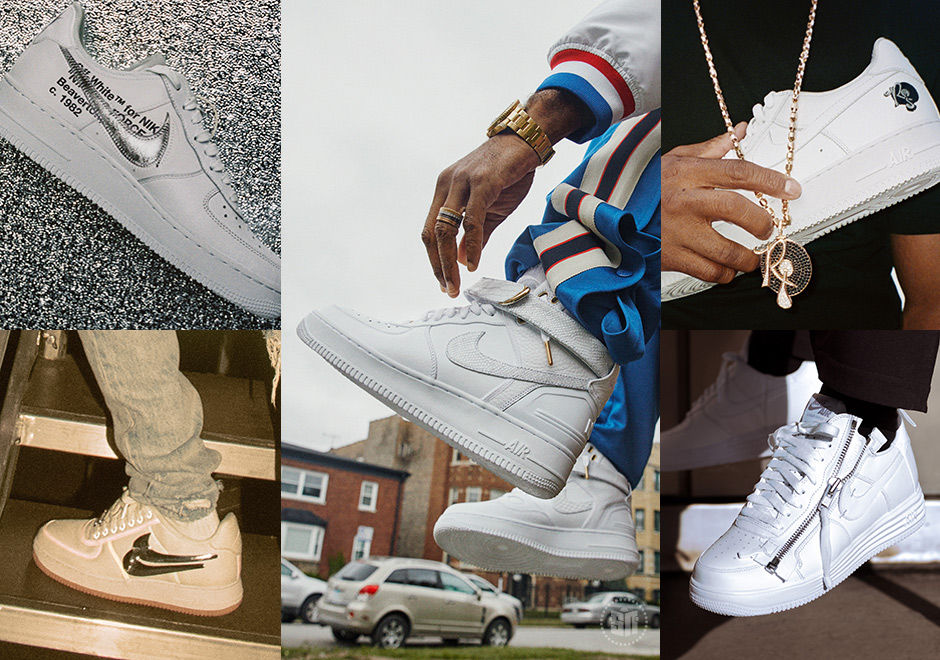 all white air force 1s