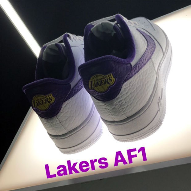 NBA x Nike Air Force 1 Low Lakers