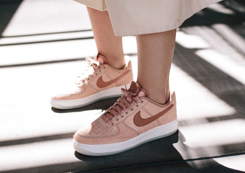 Nike Creates A Lux Air Force 1 Low In Arctic Orange Pony Hair