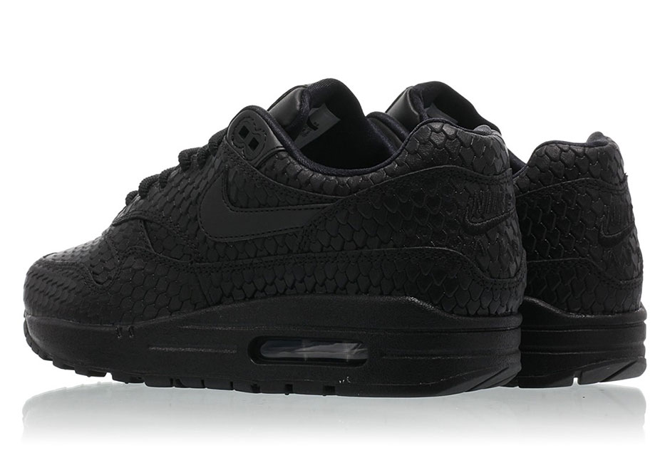 Nike Air Max 1 Premium Wmns Snakeskin Black 454746 014 14