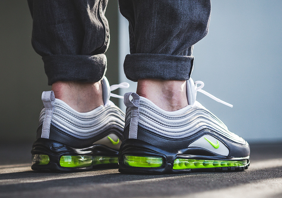 On-Foot Look At The Nike Air Max 97 "Neon"