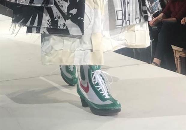 COMME des Garcons Features Nike Boxing Boots In SS18 Fashion Show
