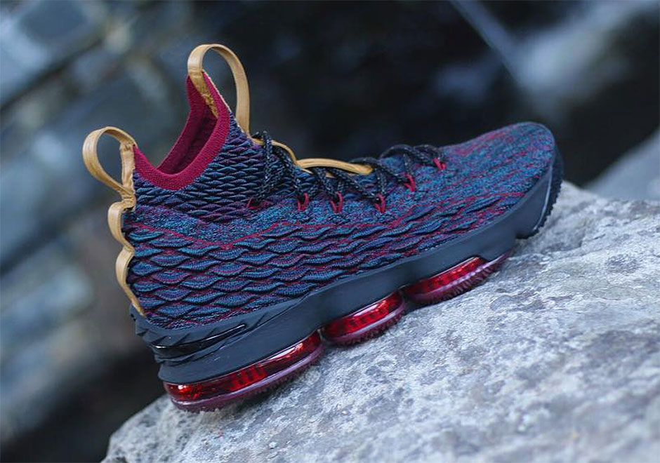 A Closer Look At The Nike LeBron 15 "Cavs"