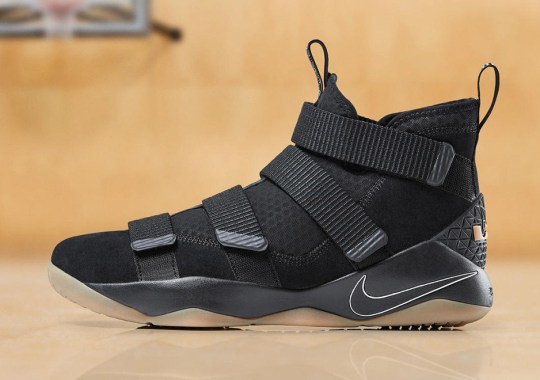 Nike LeBron Soldier 11 Available Now In Black/Gum