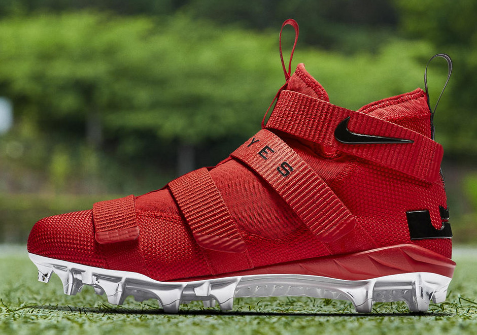 Nike Lebron Soldier 11 Ohio State Cleats 3