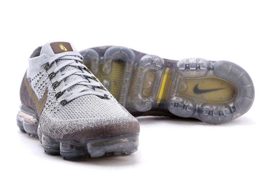 grey and yellow vapormax