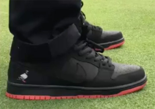 First Look At The Nike SB Dunk Low Pigeon In Black