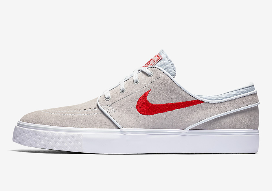 Stefan Janoski's Nike Skate Shoe Drops In Clean Beige And Red ...