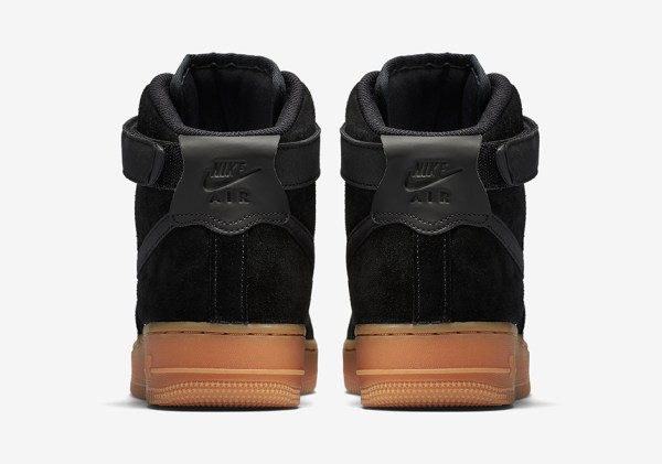 Nike WMNS Air Force 1 High Suede Black Gum 860544-004 | SneakerNews.com