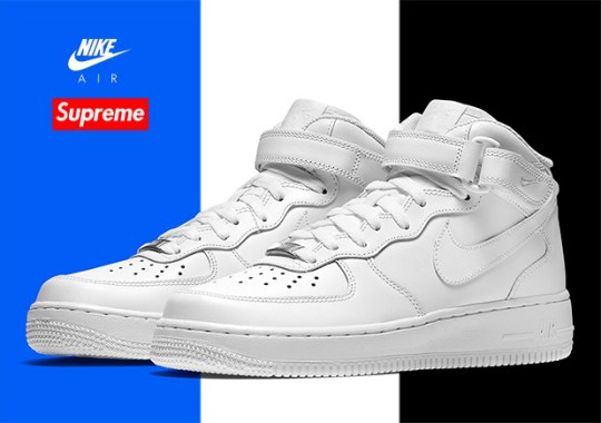 Supreme x Nike Air Force 1 Mid Releasing In 2018