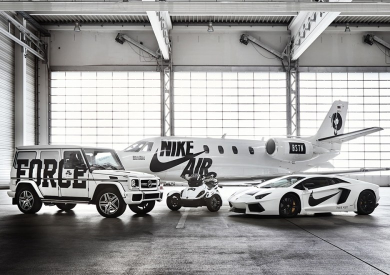 BSTN and Nike Continue the AF100 Celebration with Four Customized Vehicles