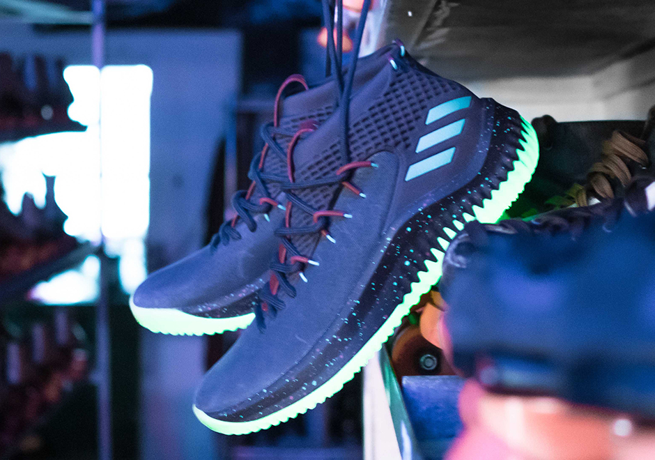 Damian Lillard’s Love Of Roller-skating Inspired Latest adidas Dame 4 “Glow In The Park”