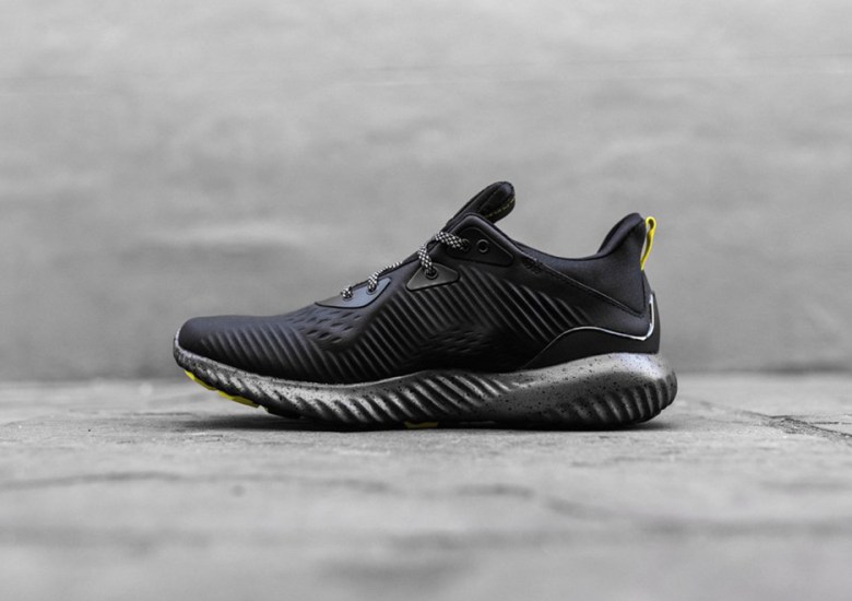 adidas Alphabounce Releases In Black And Yellow