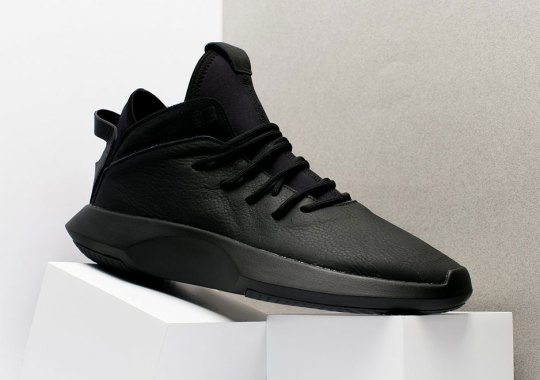 The adidas Crazy 1 ADV Sheds Primeknit For Black Leather