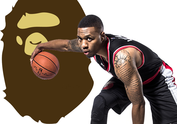 Is BAPE Collaborating With adidas On Damian Lillard's Newest Signature Shoe?