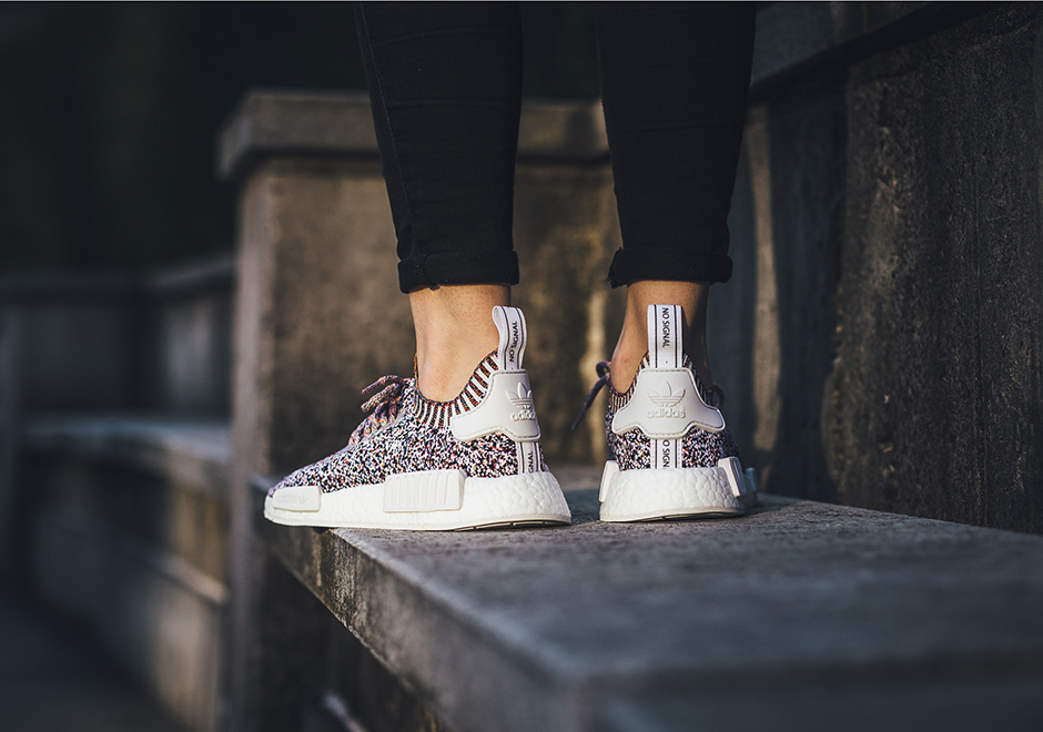 Adidas Nmd R1 Color Static On Foot 6
