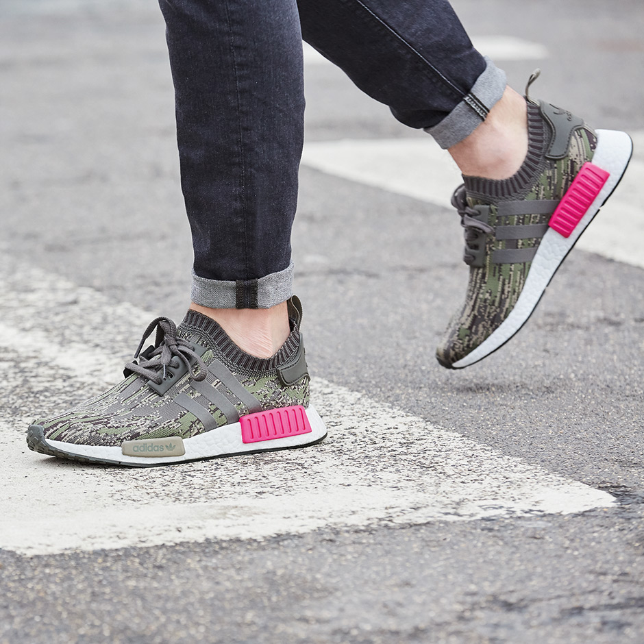 nmd r1 camo on feet