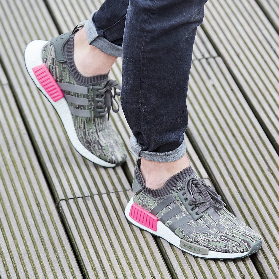 adidas nmd white on foot